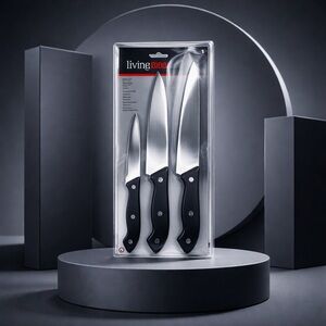 True living 3Pc. Chef Knife Set